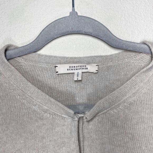 Dorothee Schumacher | Cashmere Cardigan With Side Panel Ruffles - Picture 5 of 14